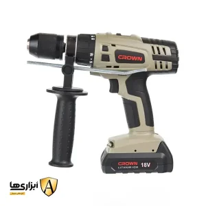 دریل پیچ گوشتی چکشی شارژی کرون مدل CT21031L