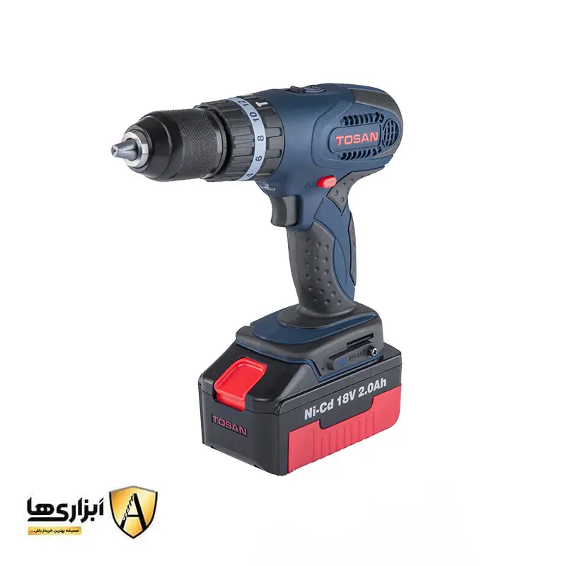 Tosan 9928SC 18V Cordless Hammer Screwdriver پیچ گوشتی شارژی چکشی 18 ولت توسن مدل 9928SC