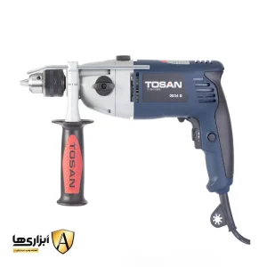 دریل 13 میلیمتری چکشی گیربکسی توسن مدل 0034Db