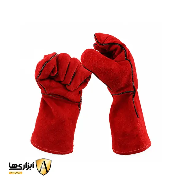 دستکش ایمنی هوبارت تمام چرم آستر نمدی