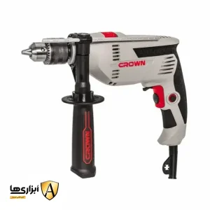 دریل چکشی 13 میلیمتر سه نظام آچاری کرون 600 وات مدل CT10128