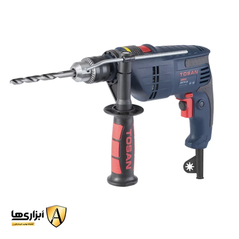 دریل 13 میلیمتر چکشی توسن 750 وات مدل 0079D