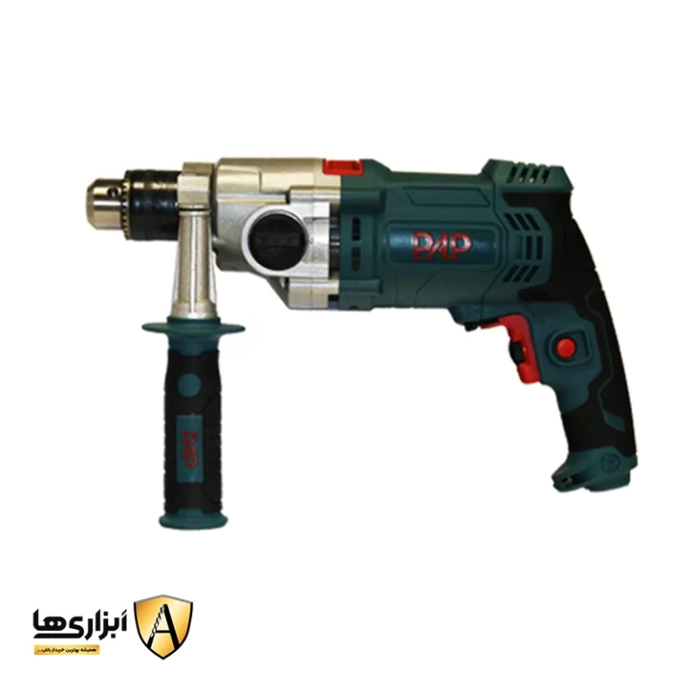دریل 13 میلیمتر چکشی گیربکسی 2 دور پی ای پی 1050 وات مدل ID-6650
