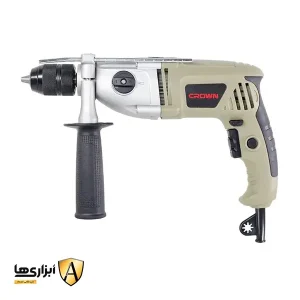 دریل گیربکسی 13 میلیمتر سه نظام اتوماتیک کرون 810 وات مدل CT10067C