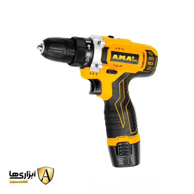 دریل پیچ گوشتی شارژی 12 ولت AMA مدل AM-3412L بدون متعلقات