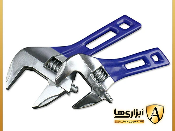 آچار فرانسه دسته کوتاه