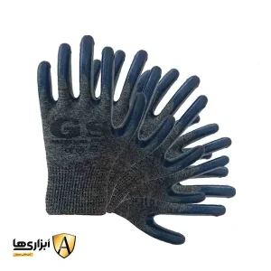 کارتن 240 جفتی دستکش ایمنی کف مواد نیتریل ابزاری ها مدل GS