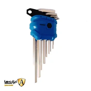 ست آلن ستاره ای 9 عددی شش گوش سایز استاندارد هاربر مدل H9A-LM