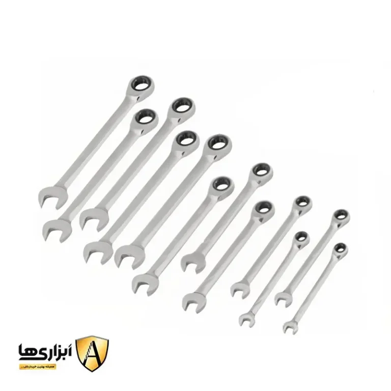 ست کیفی آچارهای یک سر رینگ جغجغه ای هاربر مدل H1200R