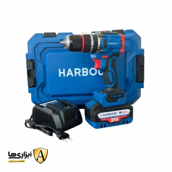 دریل پیچ گوشتی شارژی براشلس ۲۱ ولت هاربر مدل H21BV