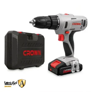 پیچ گوشتی شارژی 10 میلیمتر کرون 18ولت مدل CT21056 دو باطری