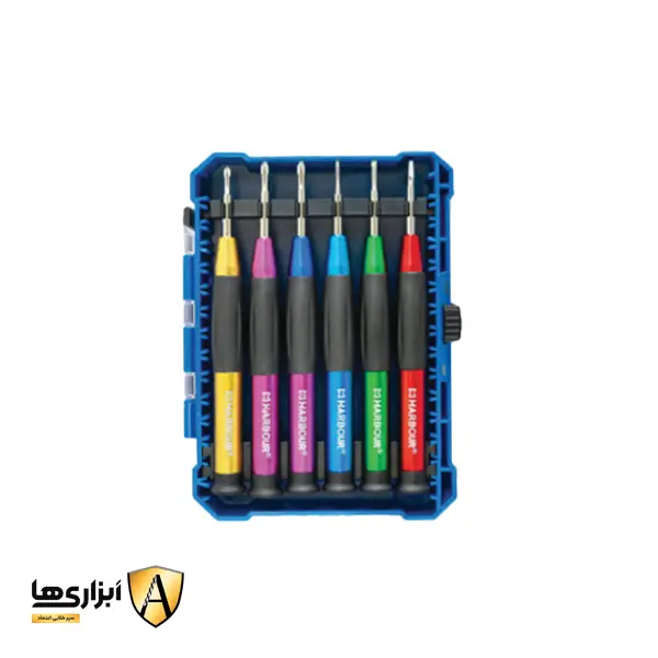 ست 6 عددی پیچگوشتی ساعتی هاربر مدل H6AS